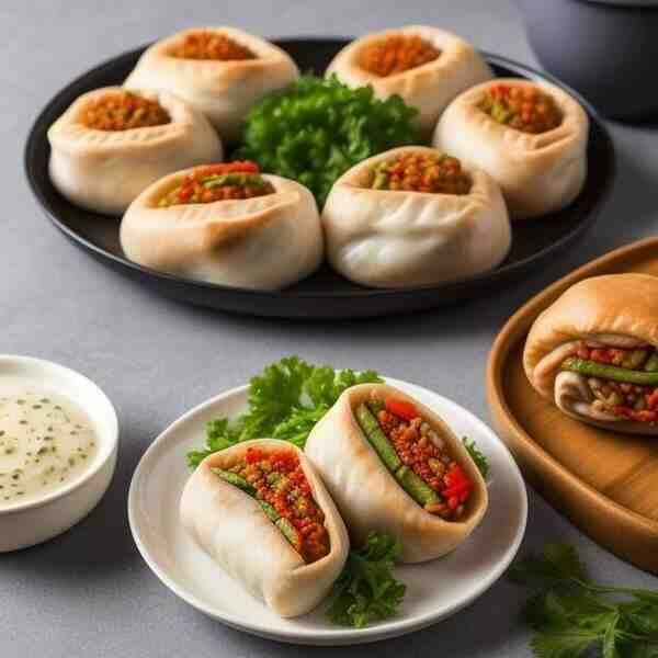 Рулеты из куриного фарша с начинкой